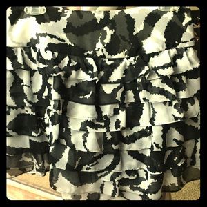 Express Design Studio Ruffle Skirt